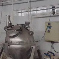 دیگ پخت کروی استیل بخار دو جداره