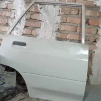 درب عقب پراید ۱۱۱سفیدراست. سیم بکسل ده میل
