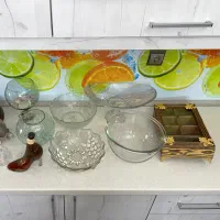 تعدادی ظروف آشپزخانه و دکوری (فروش فوری)