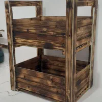 سبد سیب زمینی پیاز چوبی