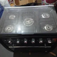 اجاق گاز طرح فر ۵ شعله فندک دار