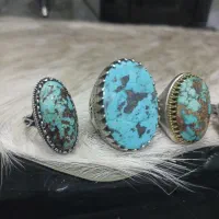 دهتا انگشتر درشت قدیمی مخصوص عشق بازی و کلکسیون