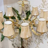 لوستر برنجی ، طرح یاس، وارداتی