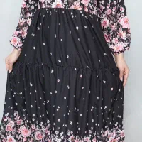 پیراهن ساحلی نخی