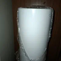 رول کاغذ چسب‌دار سفید نیمه براق ۲۵ متری