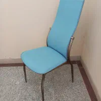 صندلی فلزی چرمی