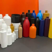 بطری های پلی اتیلن و درب های فیلیپ تاپ