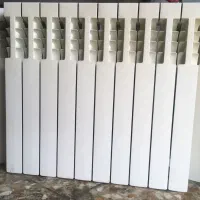 ۳۸ عدد رادیاتور پره ای با شیر رفت و برگشت