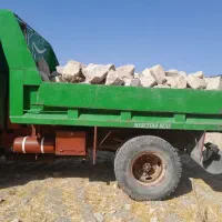 حمل مصالح ساختمانی با نیسان و ۹۱۱ کمپرسی