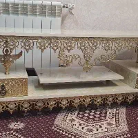 میز تلویزیون برنجی