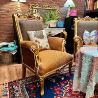مبل ناهارخوری استیل سلطنتی پشت تخت فرانسوی(نو)