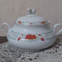 ظرف چینی سرو سوپ