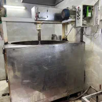 دیگ مسی سمنو همراه دستگاه همزن