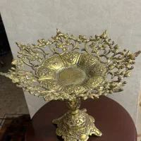 وسایل برنجی میوه خوری شیرینی خوری