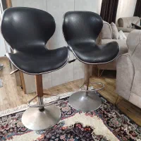 صندلی اپن مشکی چرم