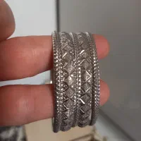 النگونقره نونو سایز ۳ مشابه طلابراقتر از عکس