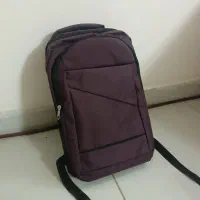 کوله پشتی بنفش ساده