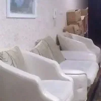 فروش مبل راحتی چرم و پارچه وارداتی ۷نفره
