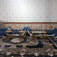 مبل راحتی هفت نفره با میز عسلی