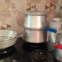 قابلمه ماهی تابه و بانکه روغن