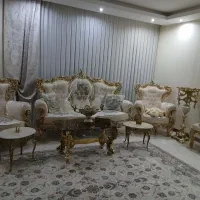 مبل 9 نفره استیل تمام کاور  همراه مبل های 1 نفره