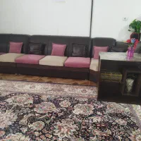 باسلام یک دست مبل راحتی شیش نفر  نو هست