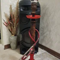قلیان قلیون چوبی سایز xl با تمام لوازم کامل
