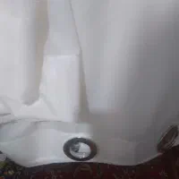 پرده سفید عرض ۱۰متروقد ۲۷۴ پانچ شده