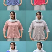 شومیز جلو دکمه ای