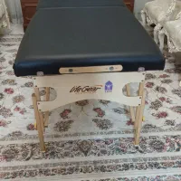 تخت ماساژ وارداتی پایه چوبی تاشو
