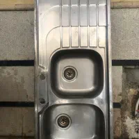 سینک دوقلو استیل