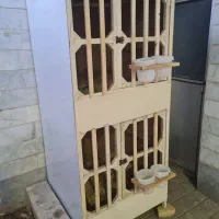 قفس بزرگ چوبی پرنده گنجه لاری