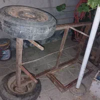 گاری با لاستیک و توپی پیکان