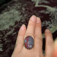 انگشتر عقیق شجر سرخ، دورنگ
