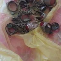 نگین و انگشتر نقره