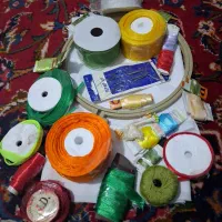 وسایل کامل ربان دوزی و دوک ابریشمی