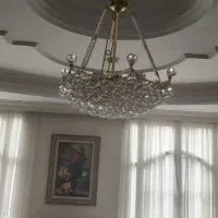 سه عدد لوستر کریستال چک