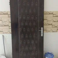درب چوبی 84*196 همراه دستگیره قفل