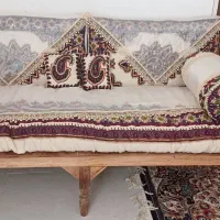 کناره و پشتی و متکا لوله ای پته