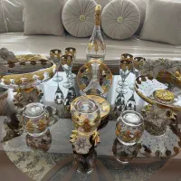 سرویس کریستال طلا کوب نو