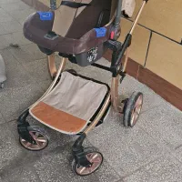 کالسکه و کریر+ تخت بغل مادر جم شو