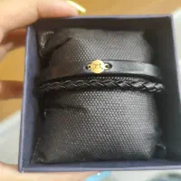 دستبند چرم و طلا شهریور