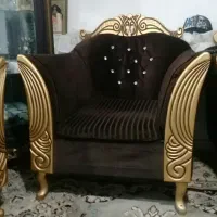 یک دست مبل هفت نفره تمیز کارکرد بفروش میرسد