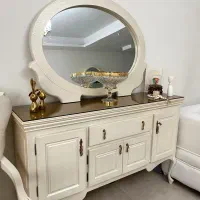 کنسول و اینه چوبی درجه یک