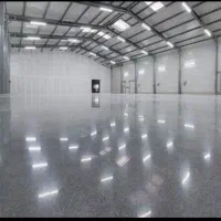 کف سازی وبتن ریزی بادستگاه ماله پروانه تراز لیزری