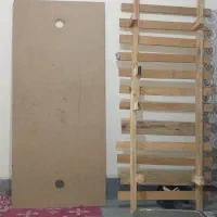 تخت یه نفره چوبی محکم