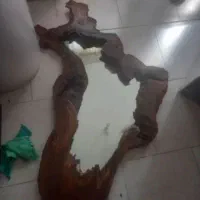 آینه و لوسترچوبی کاردست فروشی مناسب حیاط وباغ منزل