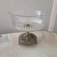 ظرف آجیل خوری پایه برنجی