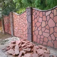 اجرای سنگ کار کف دیوار باهر کیفیت طرحی