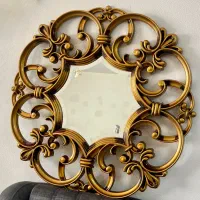 آینه طرح چوب در حد نو نو